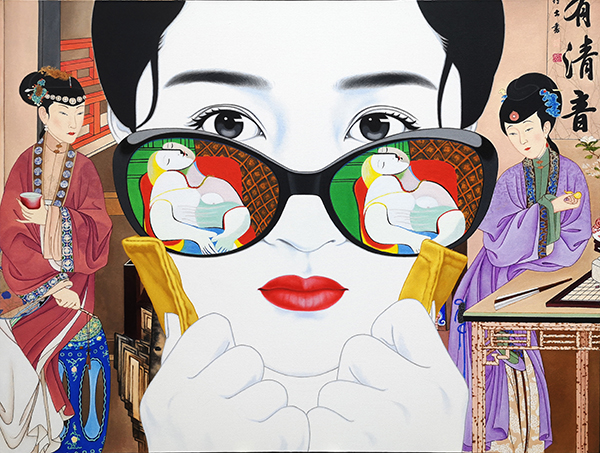 中国女孩 China Girl 100x130cm 布面油画 oil on canvas 2023